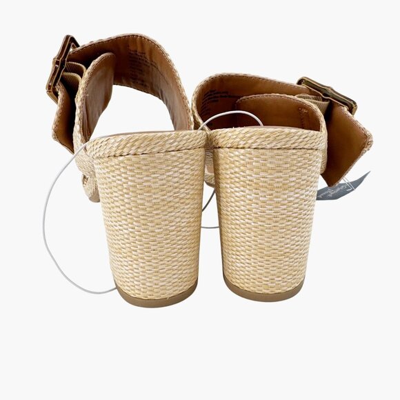 NEW Universal Thread 3" Chunky Block High Heel - Beige - Picture 12 of 15